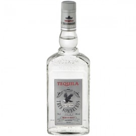 Tres Sombreros Tequila Silver 70cl