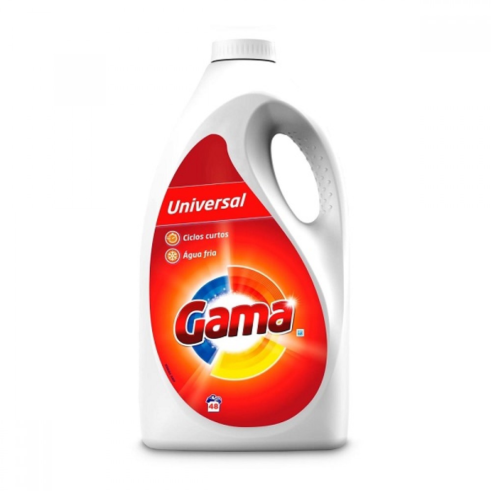 Detergente Líquido Gama Original 48 doses 2,31 Litros 1Un.