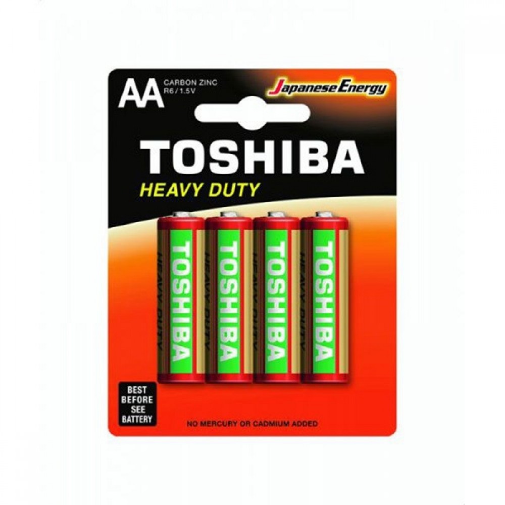 Pilhas Toshiba R6KG AA-4TG SS-F 4Un.