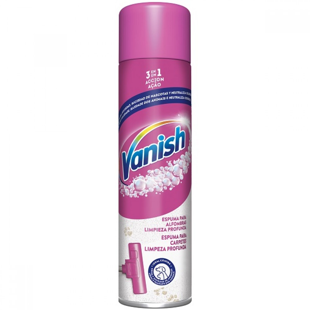 Vanish Espuma Carpetes 600ml