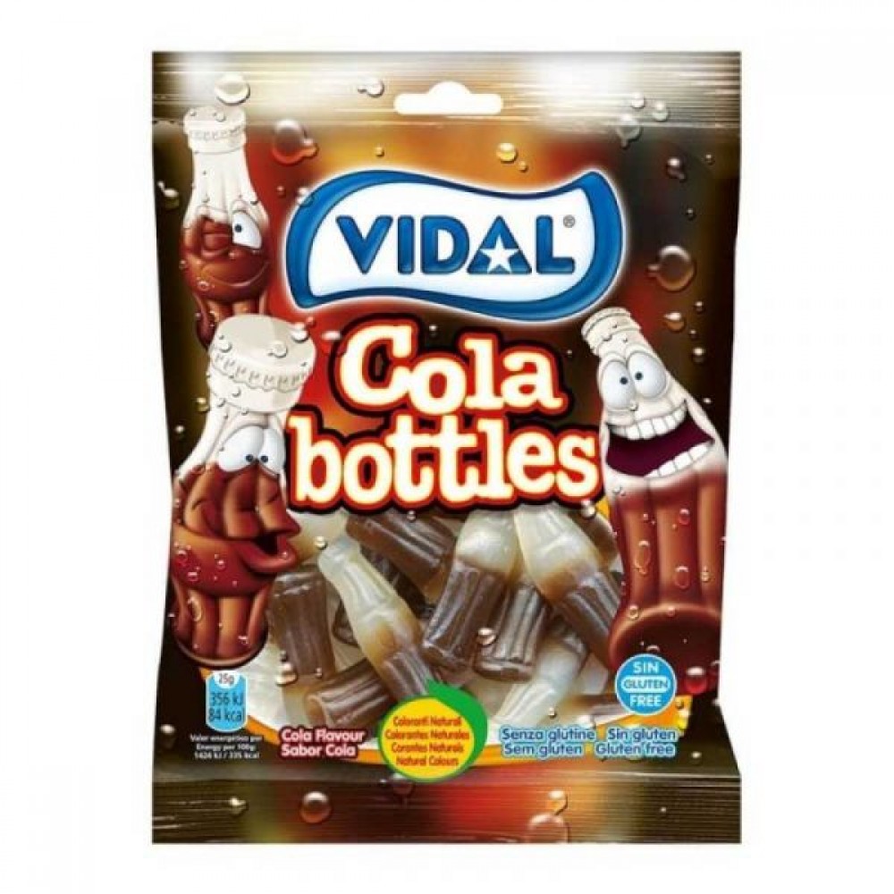 Vidal Gomas Cola Bottles 90g