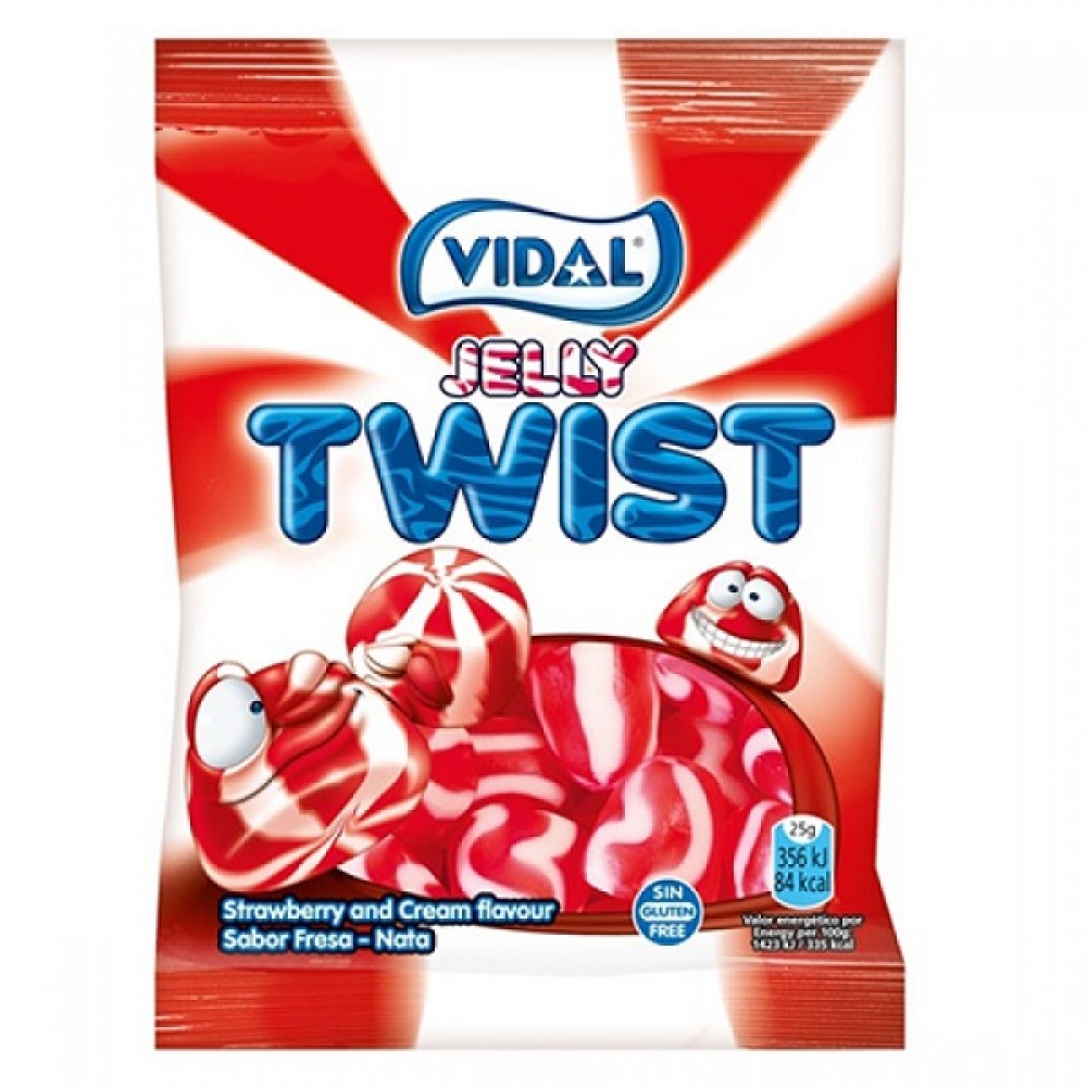 Vidal Jelly Twist Saco 100g