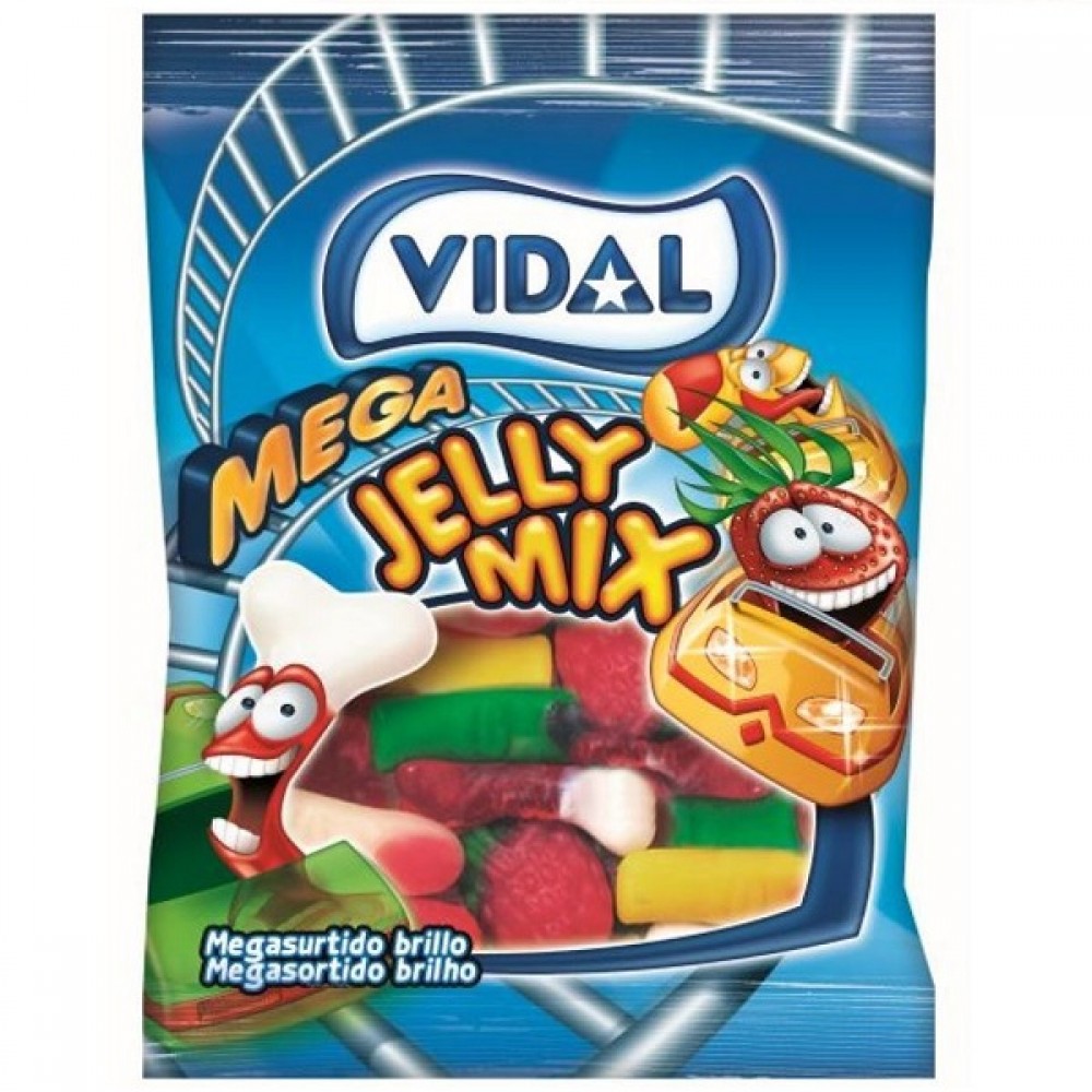 Vidal Mega Jelly Mix 90g
