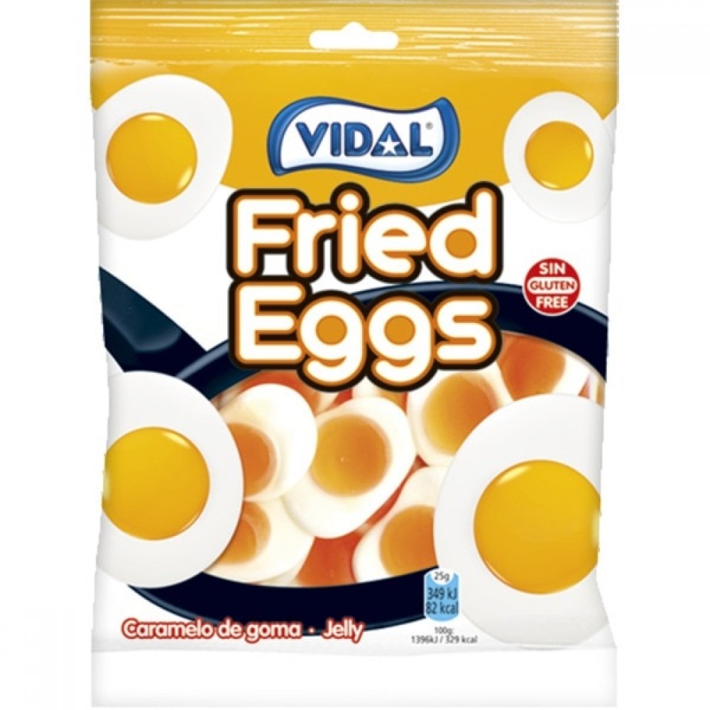 Vidal Fried Eggs Gomas Saco 100g 1Un.