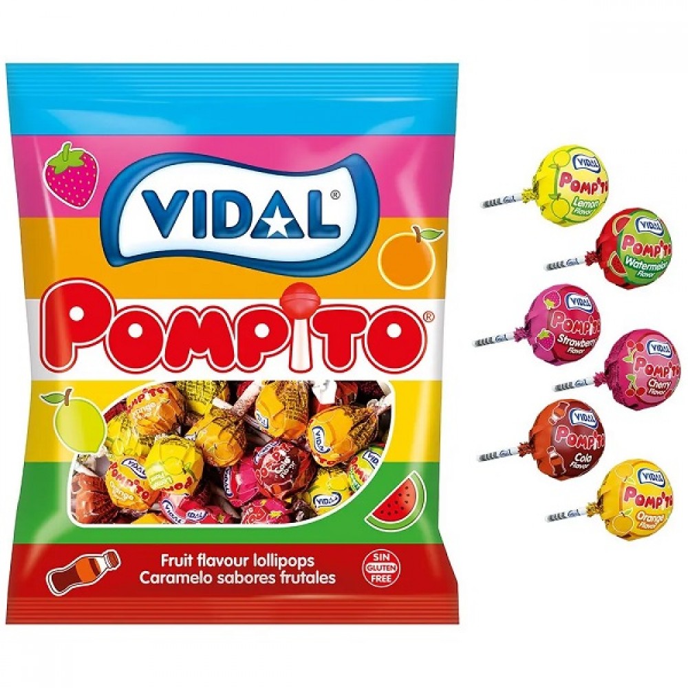 Vidal Pompito Sortidos 6u