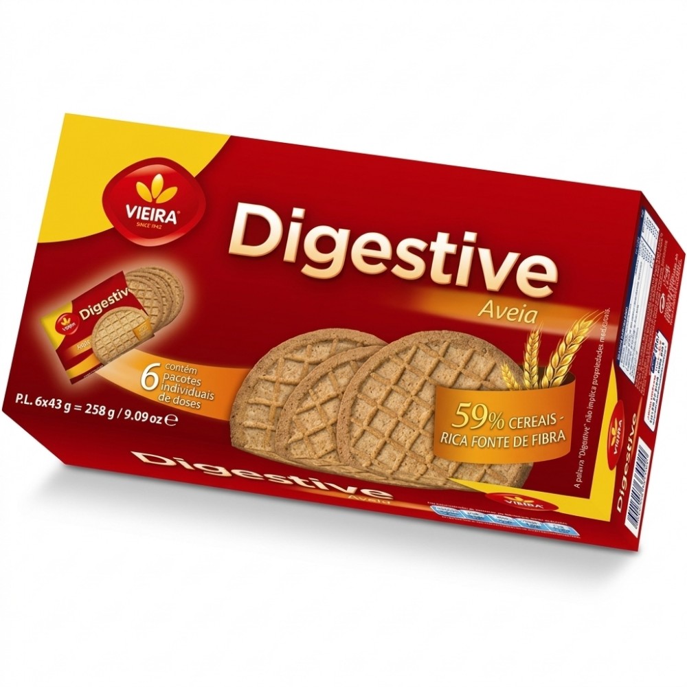 Vieira Bolacha Disestive 258g