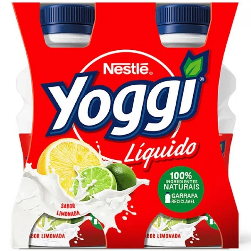 Yoggi Iog Líq Limonada 4x149ml